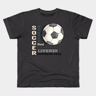 Soccer Art Kids T-Shirt